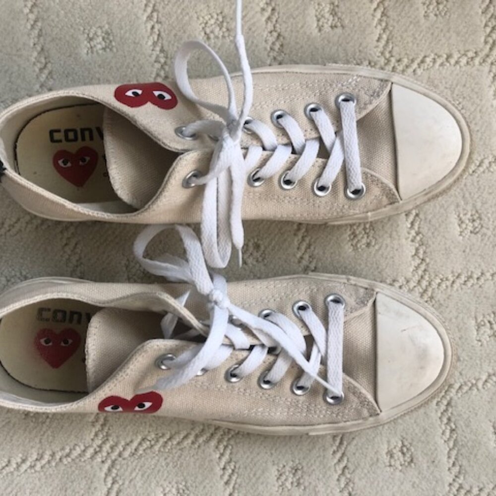Converse Play Comme des Garcons Ladies size 8